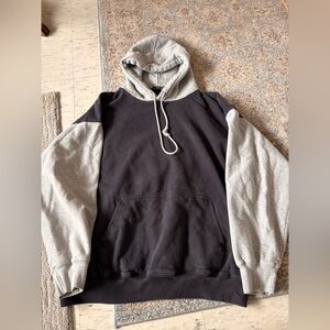 Brandy Melville Black and Gray Hoodie